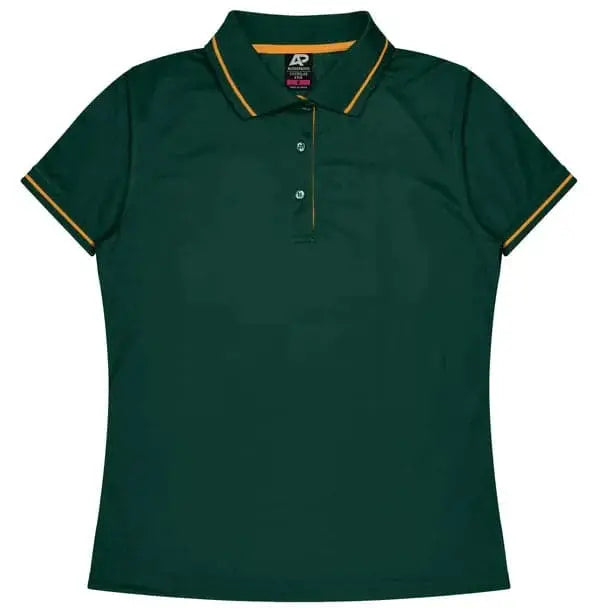 Aussie Pacific Cottesloe Lady Polo Shirt 2319  Aussie Pacific BOTTLE/GOLD 6